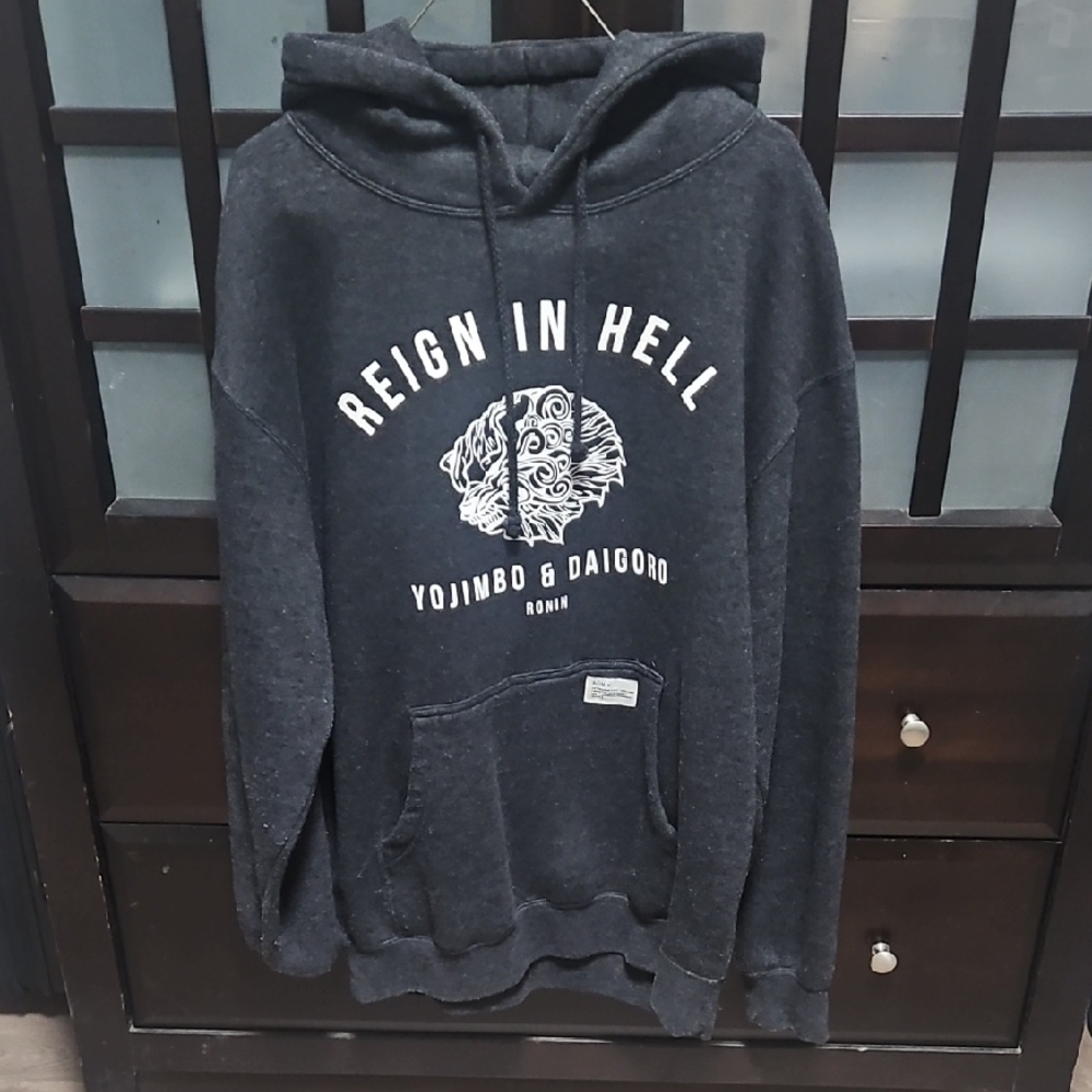 Graphic Hoodie - Dark Gray
